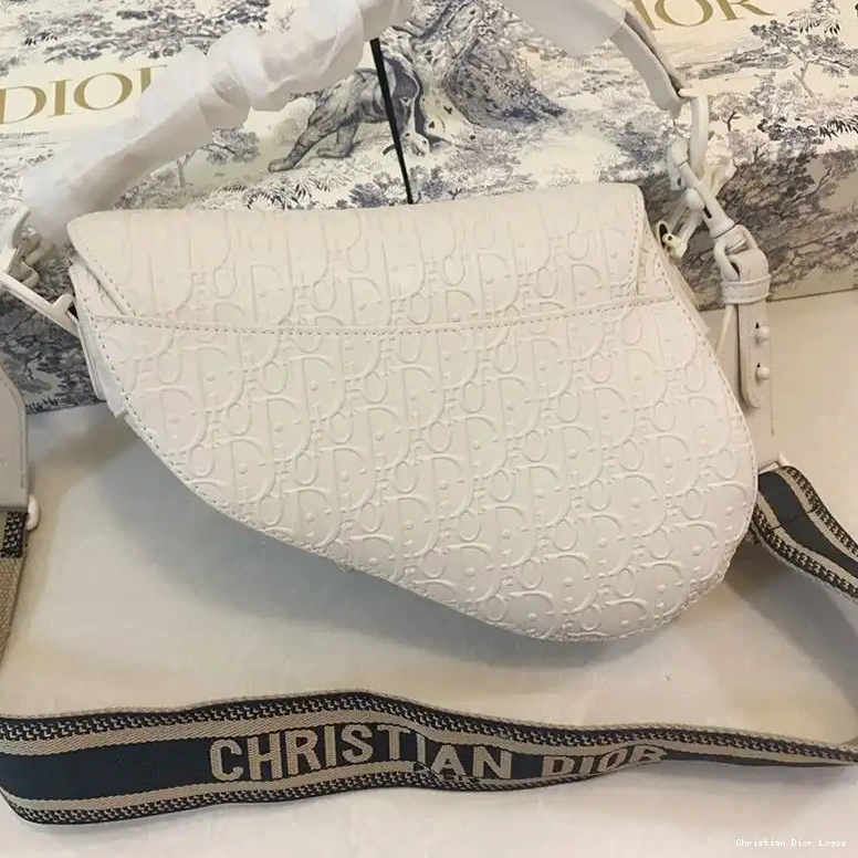 Cheap Calfskin Oblique White Embossed Bag Saddle Christian Ultramatte Dior 0530 Luxury